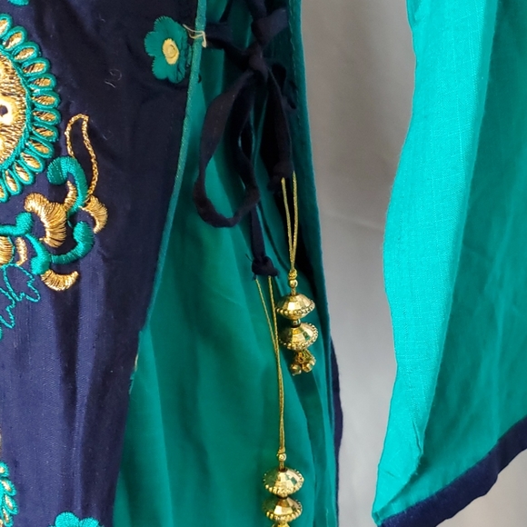 Embroidered tunic, long sleeves, 42, small/med - Picture 5 of 10